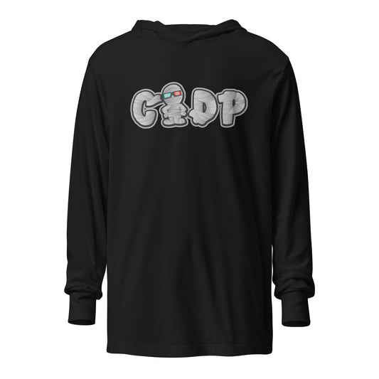 MUMMIFIED Hooded long-sleeve tee