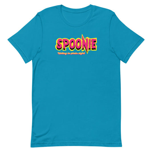 SPOONIE (hiding in plain sight) Unisex t-shirt