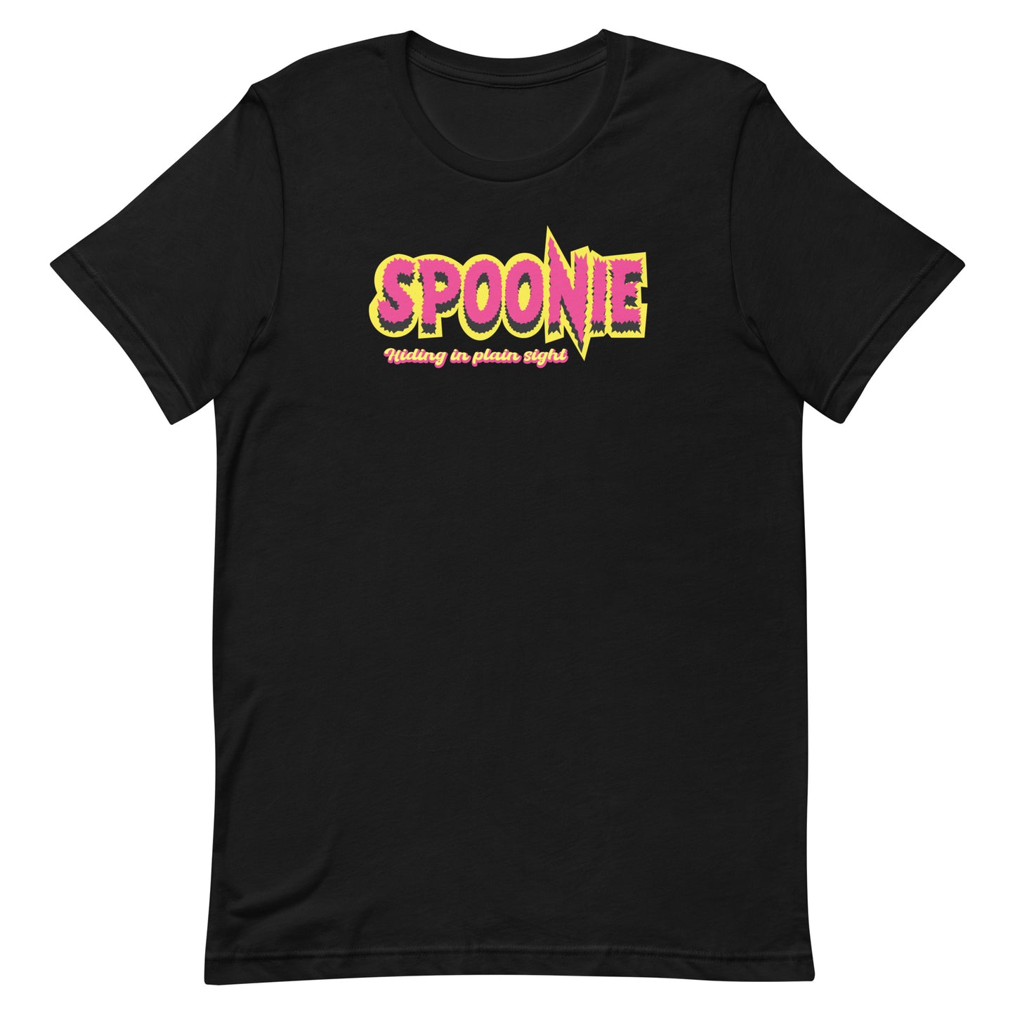 SPOONIE (hiding in plain sight) Unisex t-shirt