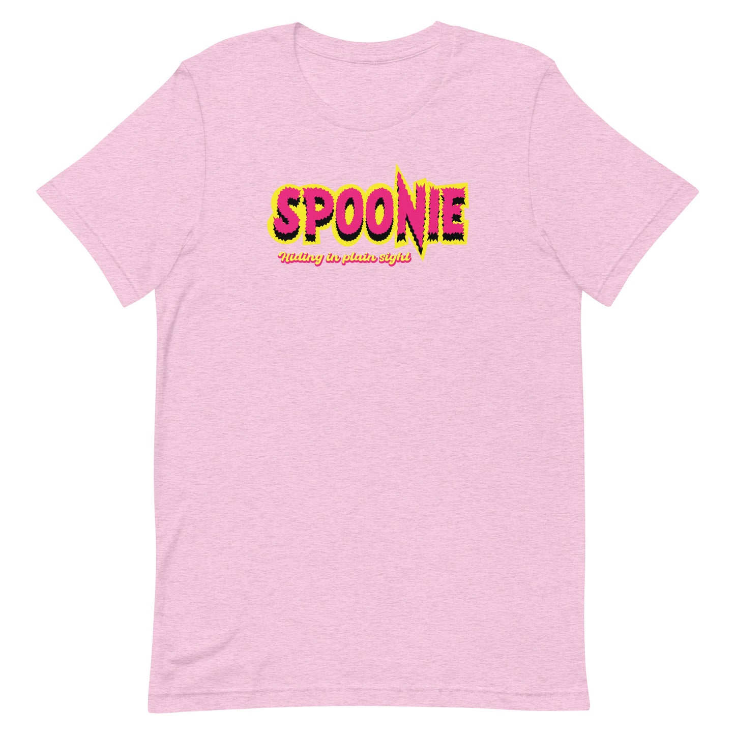 SPOONIE (hiding in plain sight) Unisex t-shirt